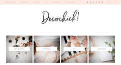 Desktop Screenshot of decorchick.com