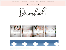 Tablet Screenshot of decorchick.com